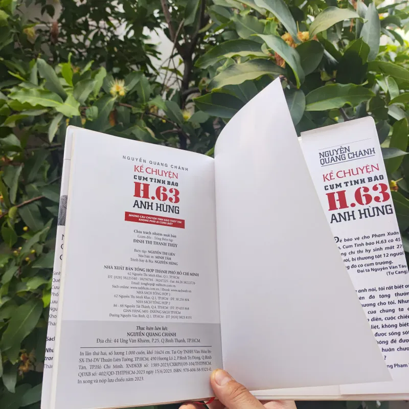 Kể Chuyện Cụm Tình Báo H.63 Anh Hùng -Có chữ ký Bác Nguyễn Quang Chánh  728570