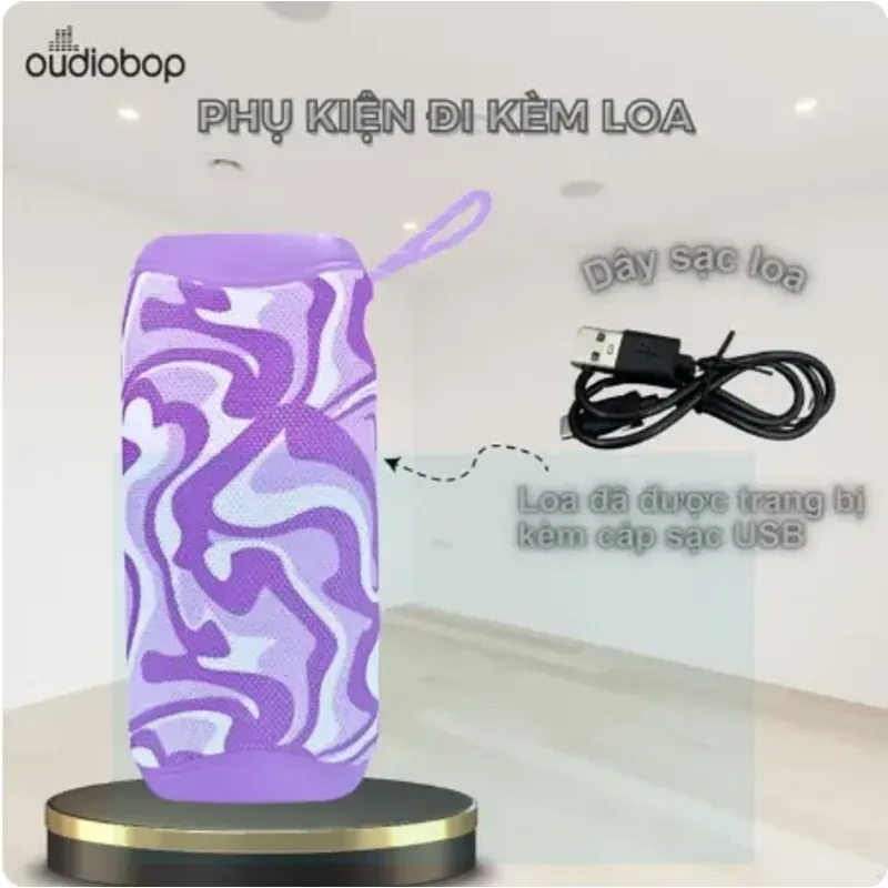 Loa Bluetooth không dây Oudiobop OP-503 bass mạnh, âm thanh sống động, pin khỏe 528398