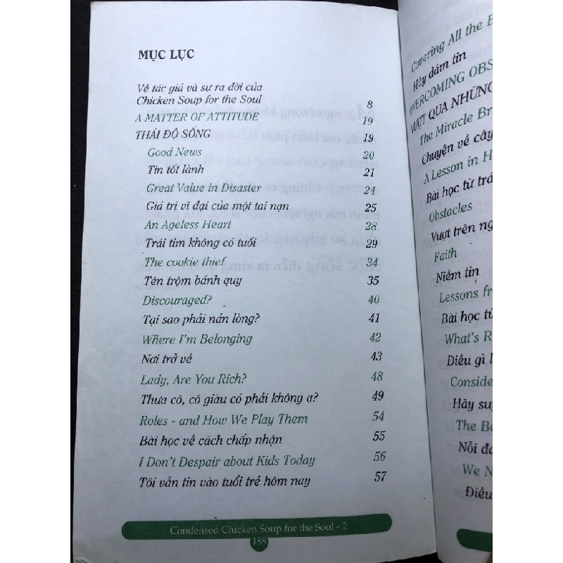 Chia sẻ tâm hồn và quà tặng cuộc sống Song ngữ Anh Việt 2007 mới 80% bẩn nhẹ Jack Canfield và Mark Victor Hansen HPB0808 VĂN HỌC 202280