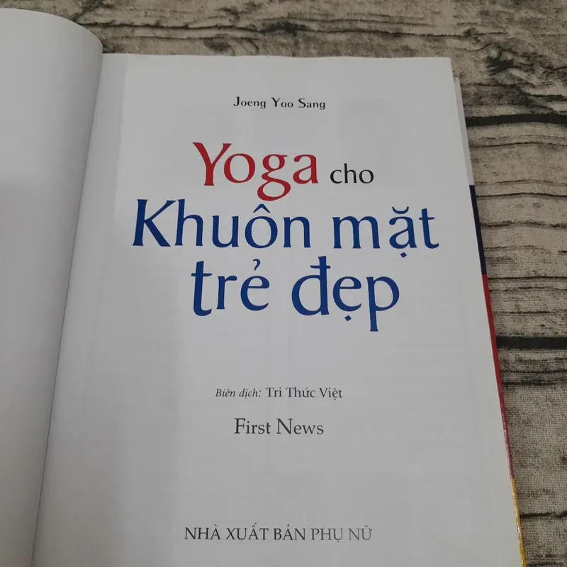 Face Yoga. Các bài YOGA cho Khuôn mặt trẻ đẹp. Tác giả Joeng Yoo Sang 655281