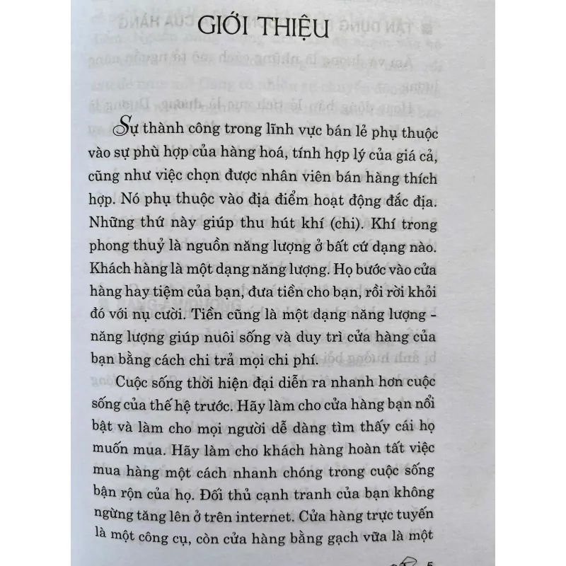 PHONG THỦY ỨNG DỤNG CHO CỬA HÀNG BÁN LẺ 759907