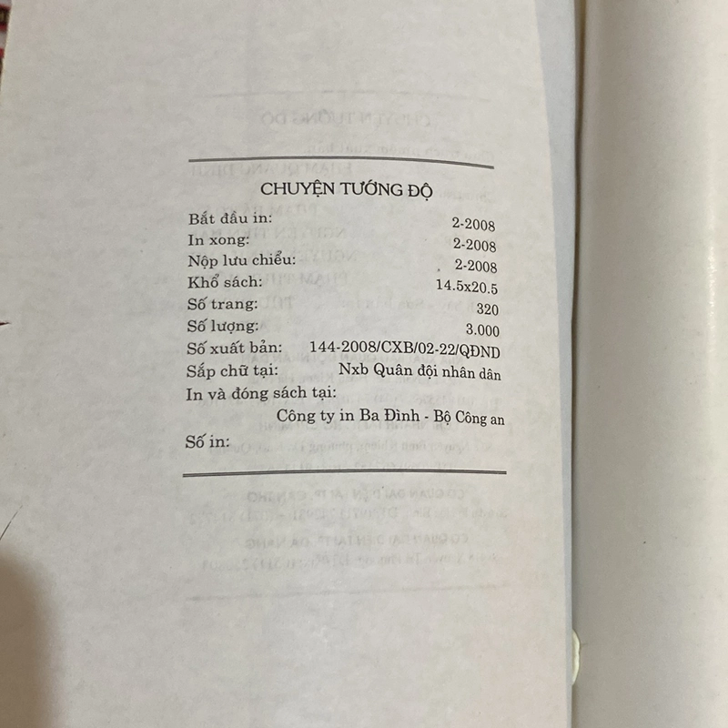CHUYỆN TƯỚNG ĐỘ (XB 2008) 522692
