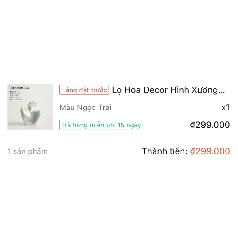 Lọ hoa decor 320625