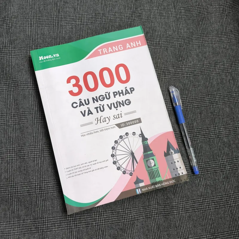 Sách học tiếng Anh - 3000 Câu ngữ pháp và từ vựng hay sai - Trang Anh - Giá bìa 119k 352098
