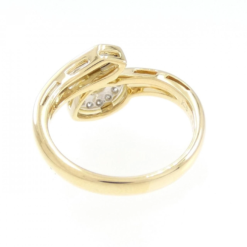 Nhẫn kim cương K18YG/PT 0.087CT - Hàng hiệu Authentic 855934