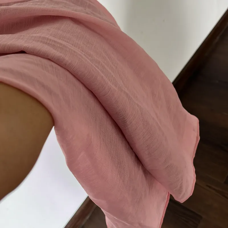 Váy Hồng đào tay bồng size S 1012922