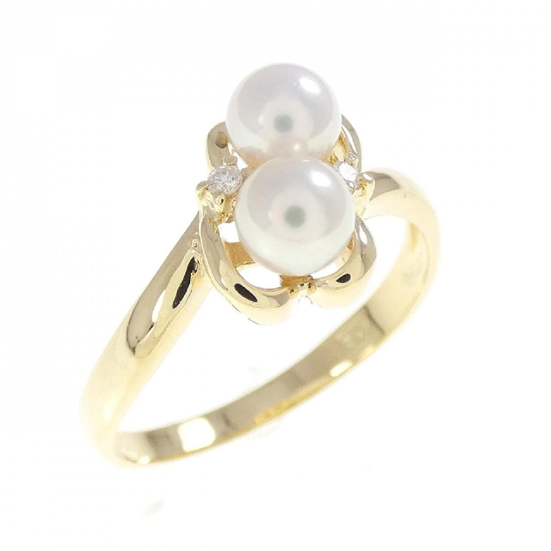 Nhẫn ngọc trai Akoya K18YG - Hàng hiệu Authentic 852668