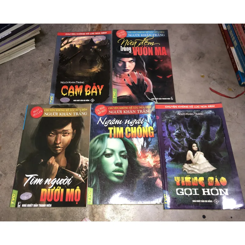 Combo 5 quyển truyện ma người khăn trắng 719580
