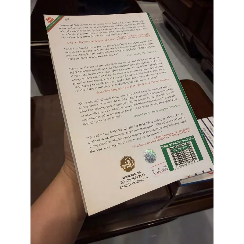Ngộ Nhận Về Sức Hút Cá Nhân – Olivia Fox Cabane | Sách Phát Triển Bản Thân Hay -K2 995075