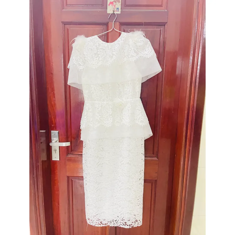 Váy Ren trắng 624111