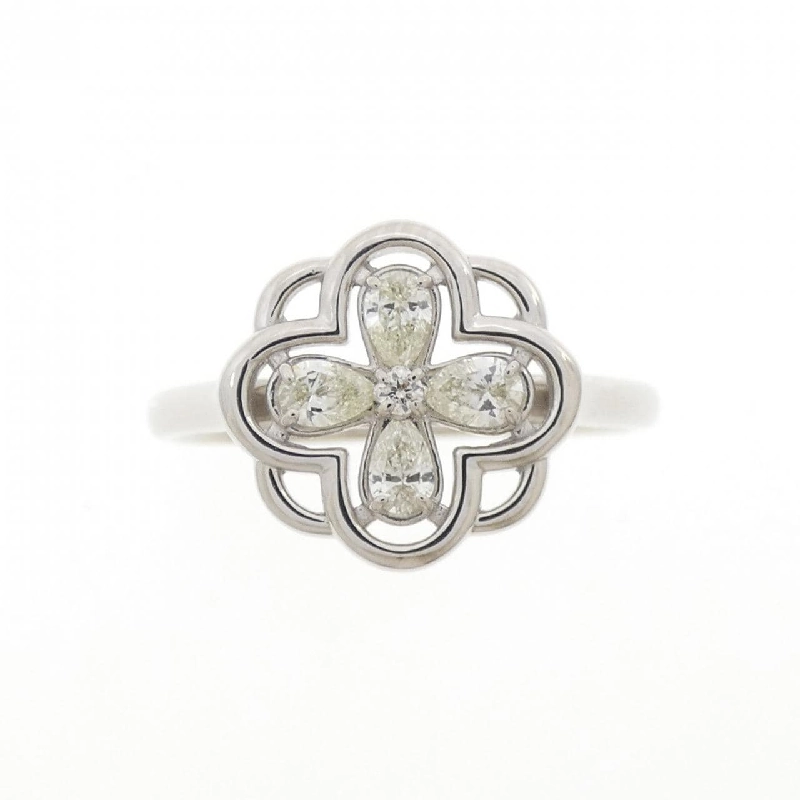 【Sản phẩm mới】Nhẫn kim cương PT900 hình hoa 0.23CT 669383