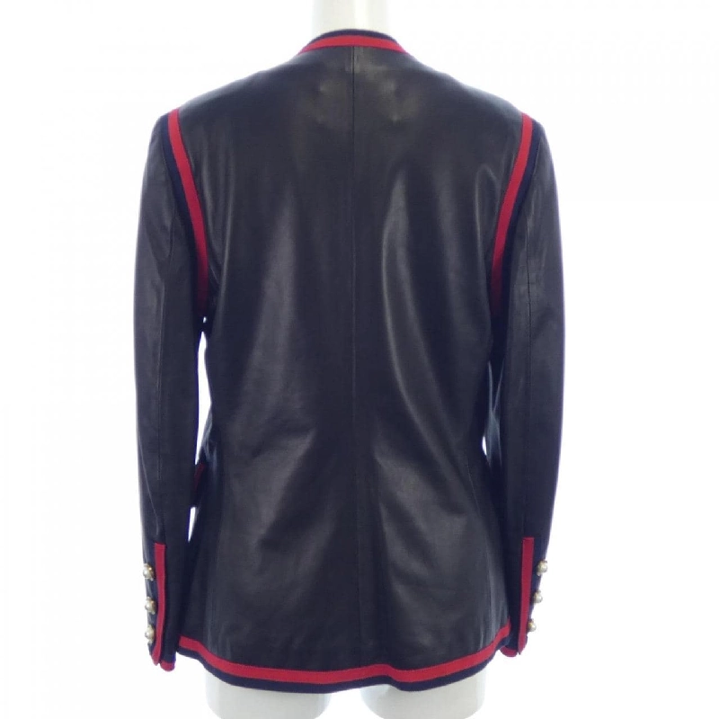 【Mã giảm giá】Gucci GUCCI Áo khoác da 643956