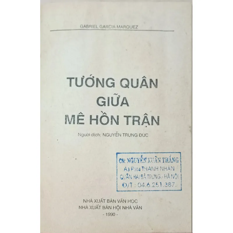 Tướng quân giữa mê hồn trận (Marquez) 609975