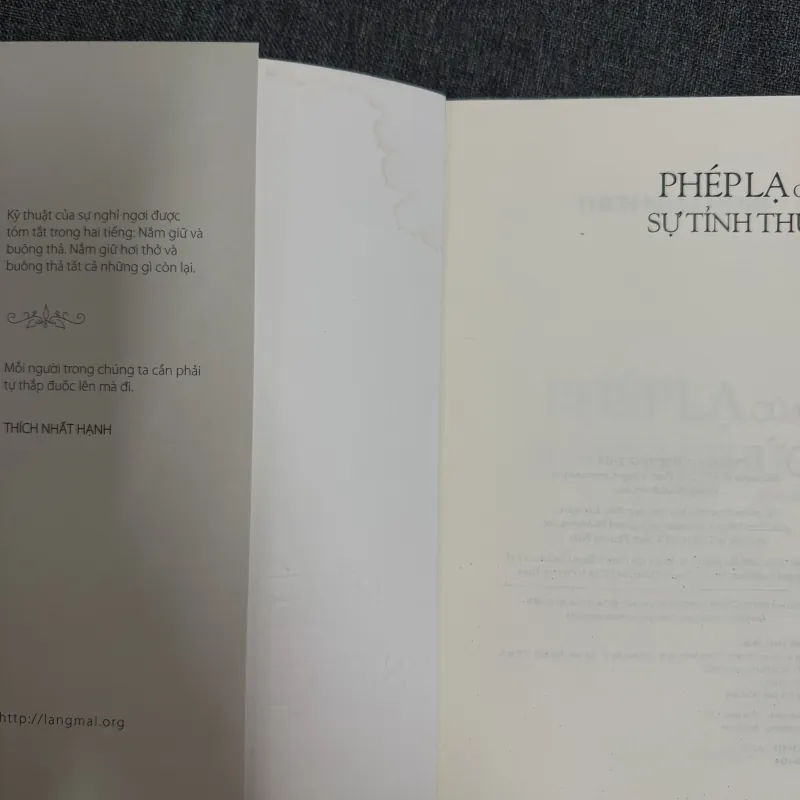Phép lạ của sự tỉnh thức - Thích Nhất Hạnh 754162