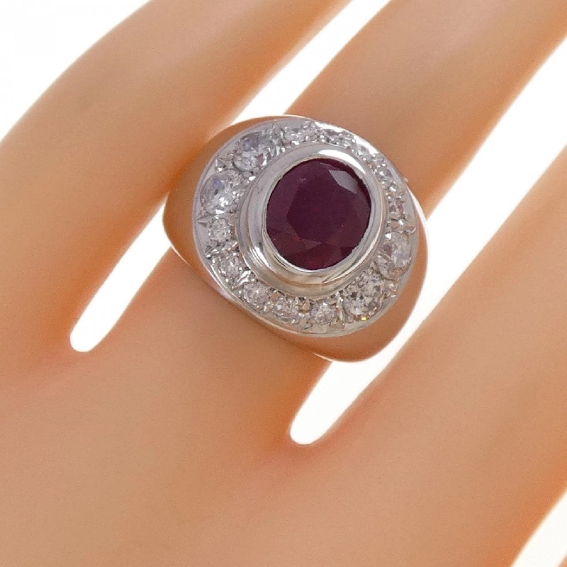 Nhẫn Ruby PT900 2.50CT - Hàng hiệu Chính hãng 850599
