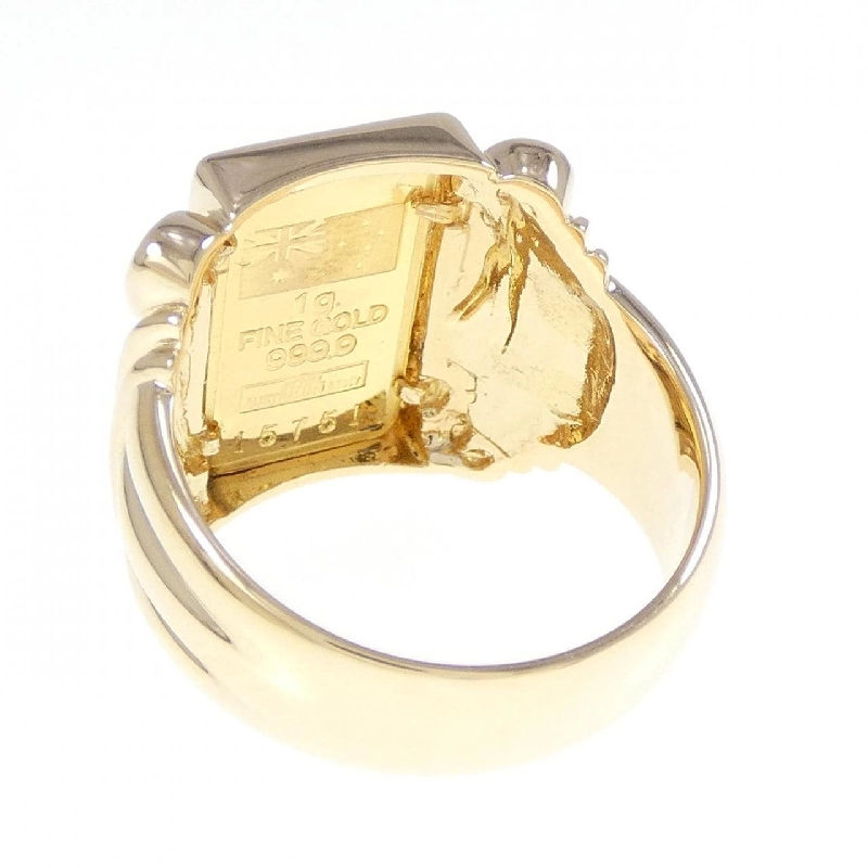 Nhẫn K18YG(枠) 666699