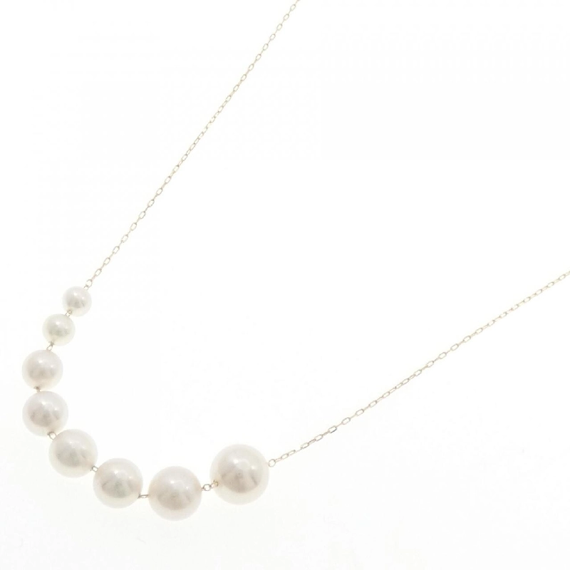 K18YG Ngọc trai Akoya Dây chuyền - Hàng hiệu Chính hãng 860856