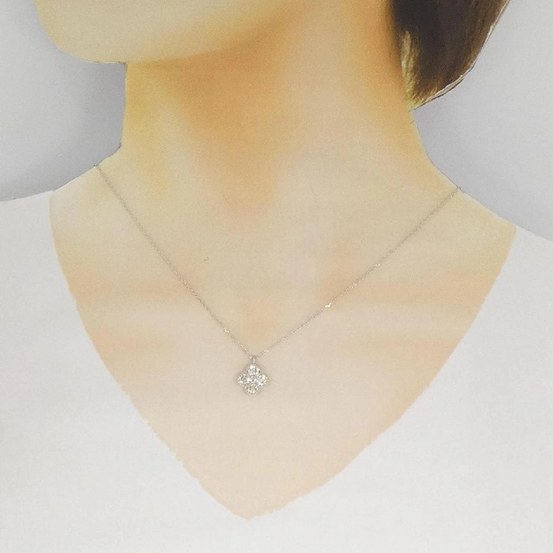 K18WG Hoa Kim Cương Dây Chuyền 1.010CT - Hàng hiệu Chính hãng 857840
