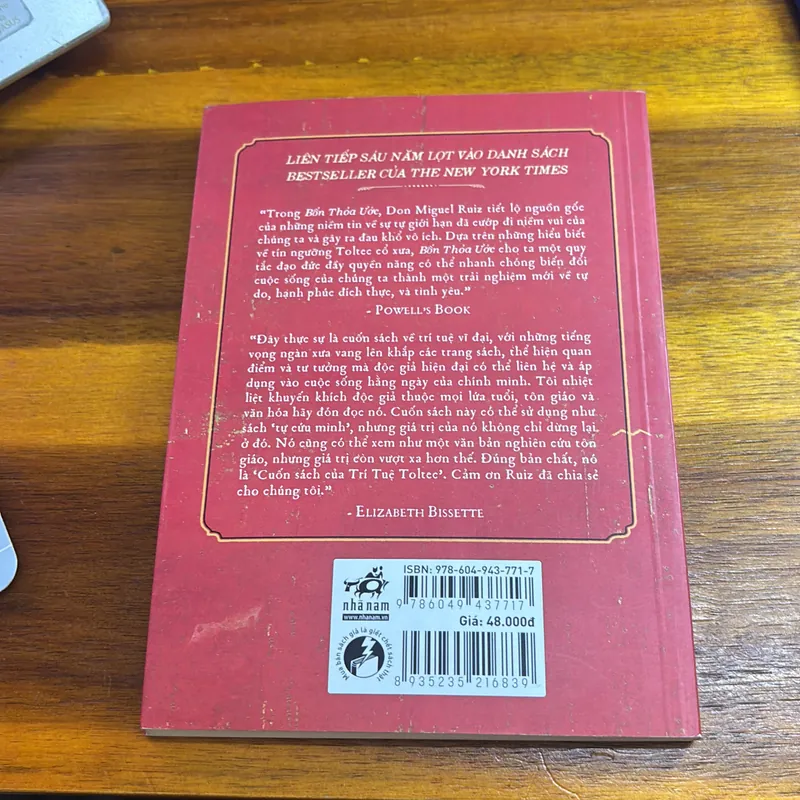 Sách "Bốn Thoả Ước" của Don Miguel Ruiz còn mới 733097