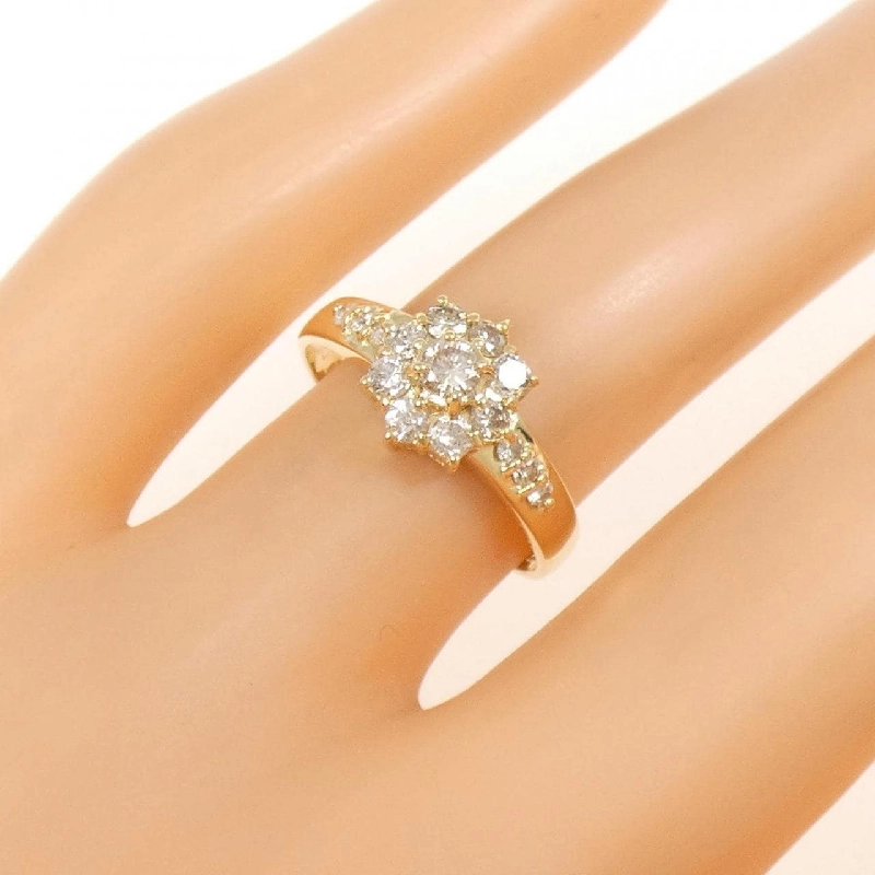 Nhẫn kim cương K18YG 0.50CT - Hàng hiệu Chính hãng 852626