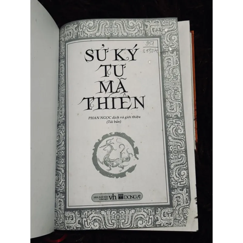 Sử Ký Tư Mã Thiên (bìa cứng Đông A) 1008143