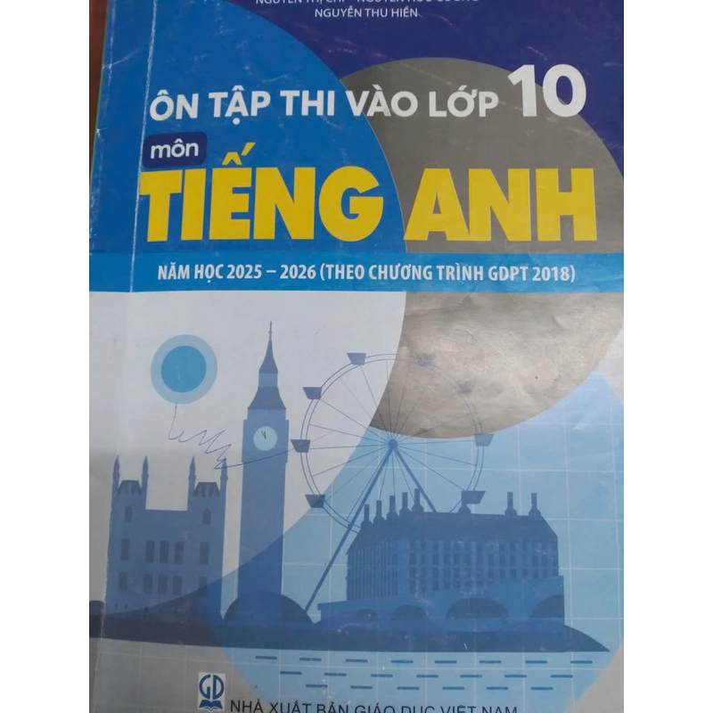 Sách Tiếng Anh ôn thi vào lớp 10  theo chương trình GDPT 2018 522563