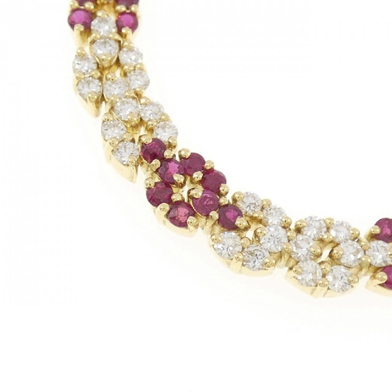 Dây chuyền ruby 750YG 3.12CT - Hàng hiệu Authentic 860538