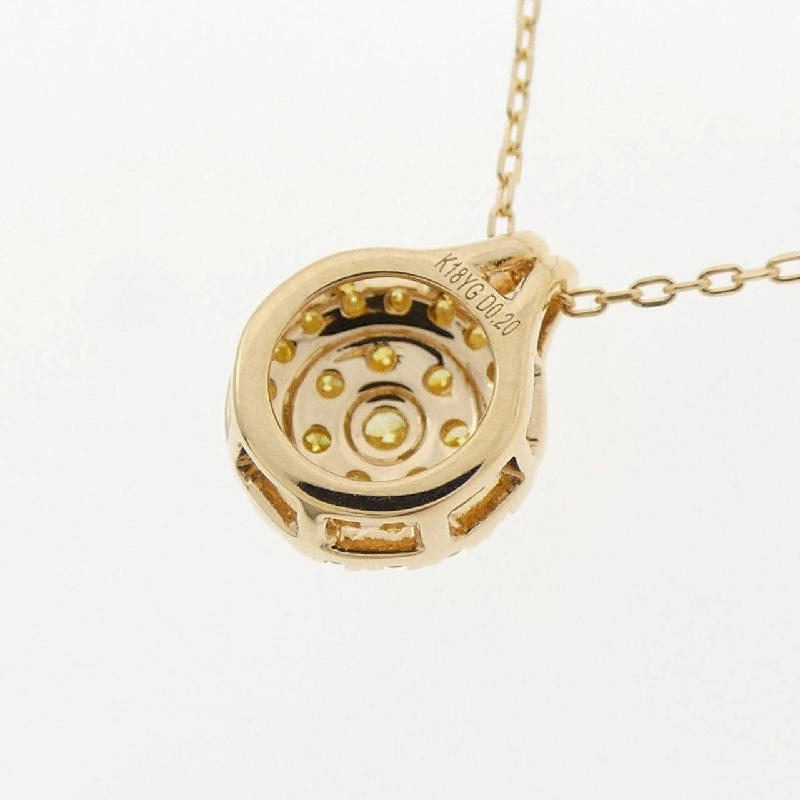 K18YG Dây chuyền kim cương 0.20CT - Hàng hiệu Chính hãng 860877