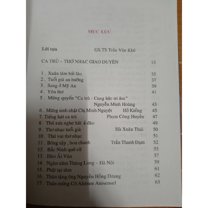 Ca trù thơ nhạc giao duyên - 2008 - 222 trang VĂN HỌC ANTQ1301 762987
