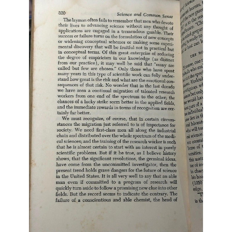 Conant : Science and Common Sense 991679