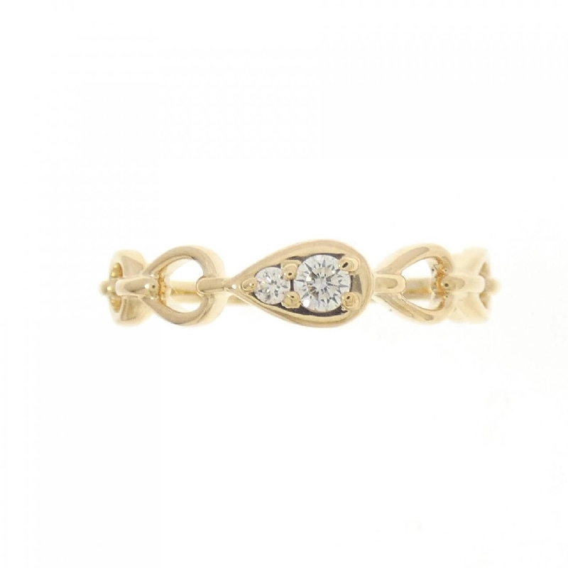 Nhẫn kim cương K18YG 0.07CT 672518