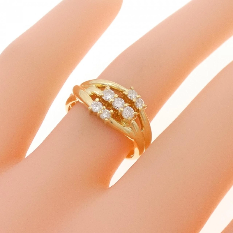 Nhẫn kim cương K18YG 0.30CT - Hàng hiệu Chính hãng 853062