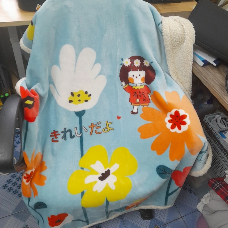Chăn nhung lông cho bé đi học 140cmx90cm 471588