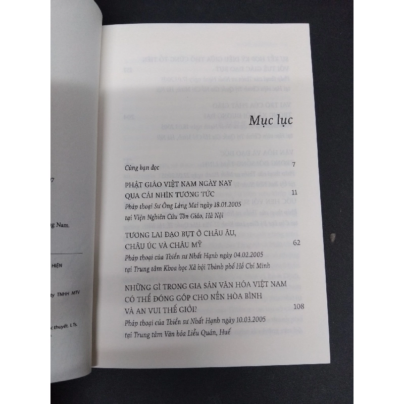 Cho đất nước đi lên mới 90% bẩn nhẹ 2019 HCM1410 Thích Nhất Hạnh TÂM LÝ 917420