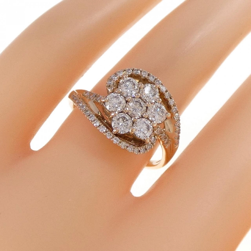 Nhẫn kim cương hoa K18PG 1.08CT 670950