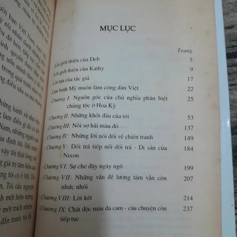 Hồi ký cựu binh Mỹ về Đấu tranh cho nạn nhân Da Cam Việt Nam. JAMES RHODES. Trần Việt Hùng 750902