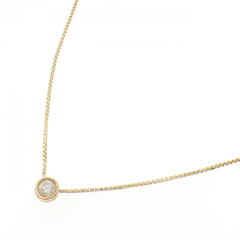 K18YG Solitaire Dây chuyền kim cương 0.50CT - Hàng hiệu Chính hãng 859197