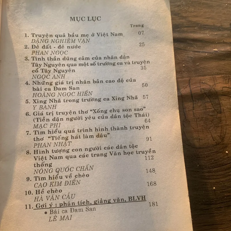 THẦN THOẠI - SỬ THI (Dân tộc ít người) TRUYỆN THƠ - CHÈO 707066