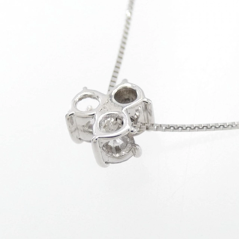 K18WG Dây chuyền kim cương ba viên 0.3CT - Hàng hiệu Chính hãng 860923