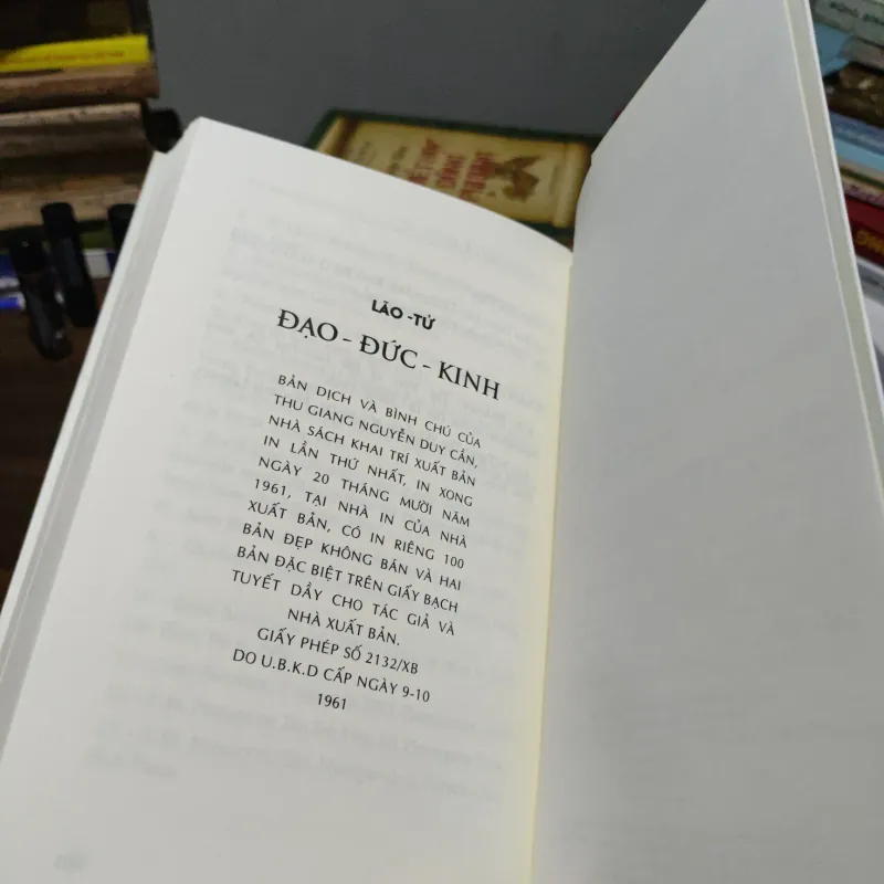 Lão Tử Đạo Đức Kinh - Thu Giang, Nguyễn Duy Cần 1007044