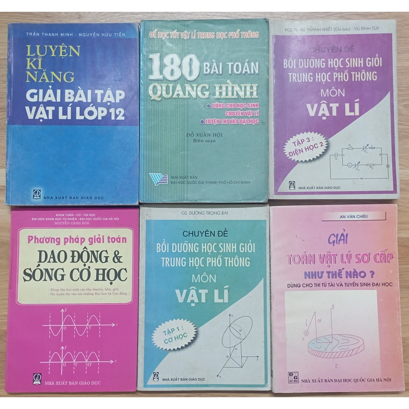 6 cuốn bài tập nâng cao Vật lý 12 (chương trình cũ) 466197