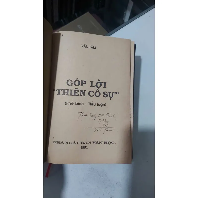 Góp lời thiên cổ sự của Văn Tâm 931003