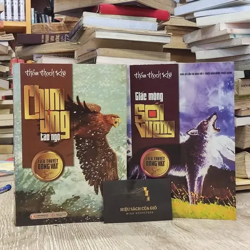 (Chữ ký dịch giả) Combo 2c: Chim ưng tao ngộ + Giấc mộng sói vương - Thẩm Thạch Khê 993559