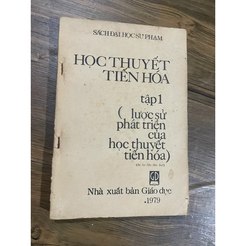 HỌC THUYẾT TIẾN HÓA Tập 1 (lược sử phát triển của học thuyết tiến hóa) 601501