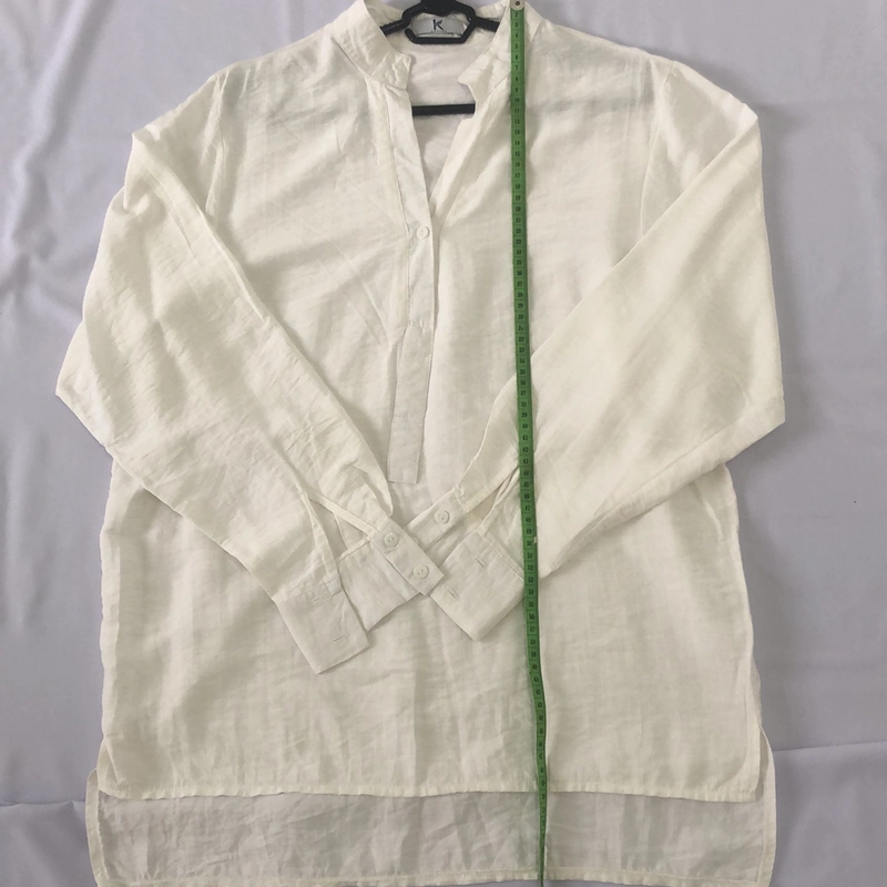 Áo sơmi nữ dáng dài 519154