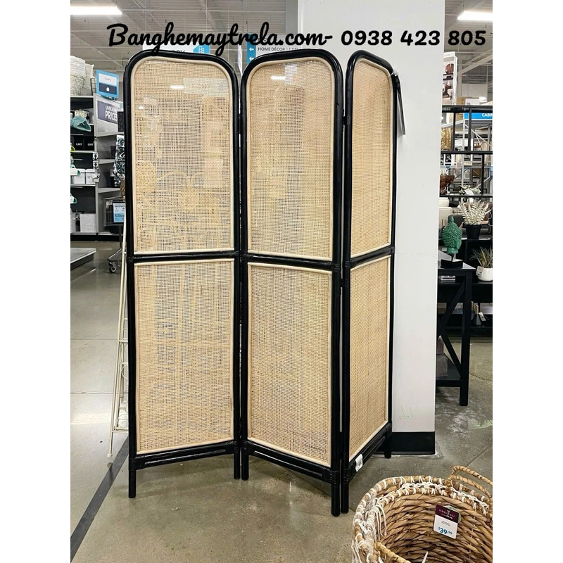 Bình phong mây tre tự nhiên 496192