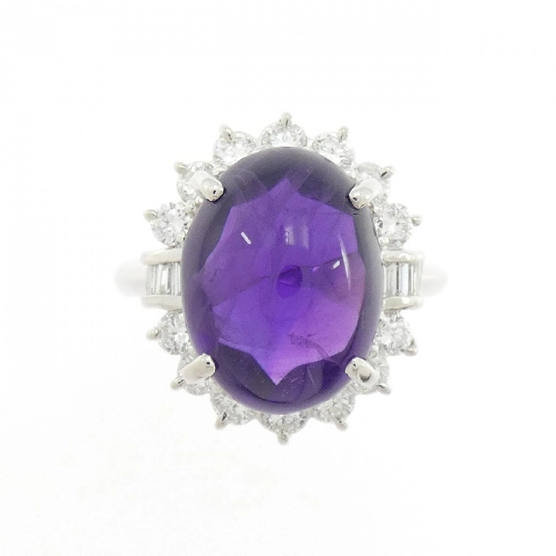 Nhẫn Amethyst PT900 6.74CT - Hàng hiệu Authentic 847454