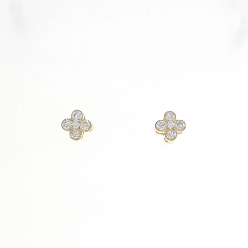 K18YG Bông tai hoa kim cương 0.20CT - Hàng hiệu Chính hãng 871169