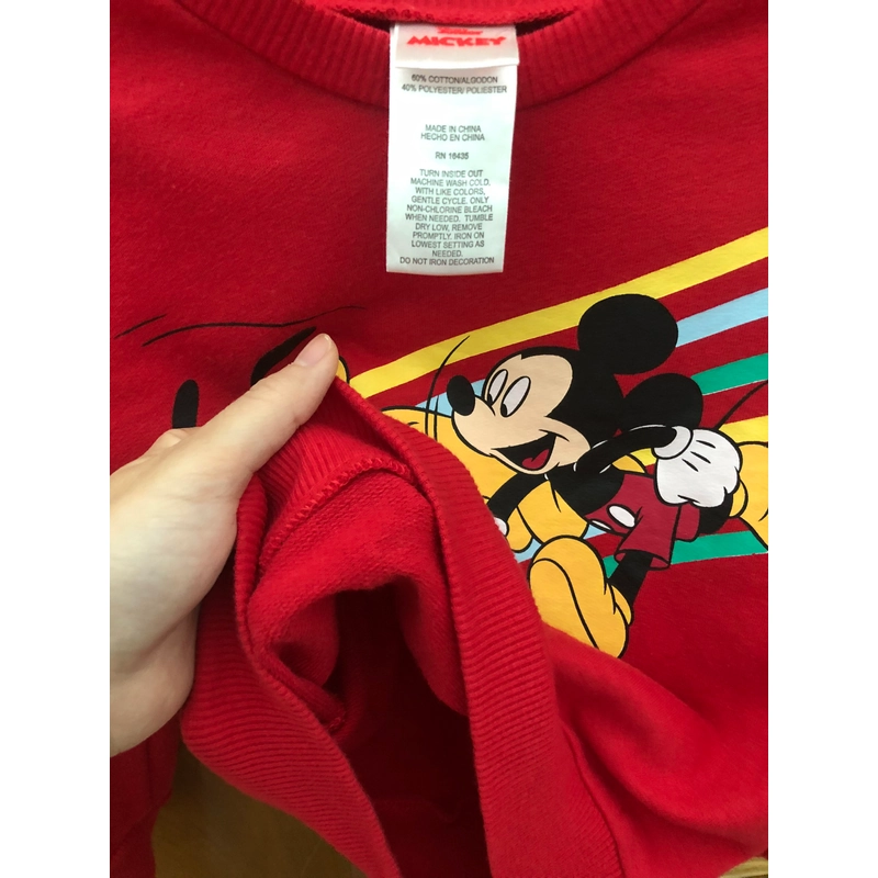 Bộ nỉ da cá Chuột Mickey Nhân vật 2-3y 256444