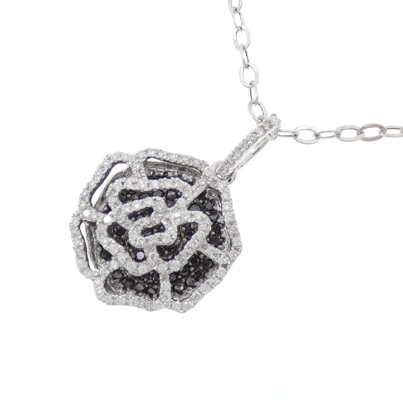 K18WG Rose Diamond Necklace 0.85CT - Hàng hiệu Authentic 848217